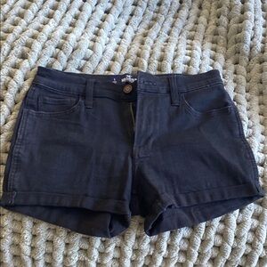 Women's Black Denim Shorts